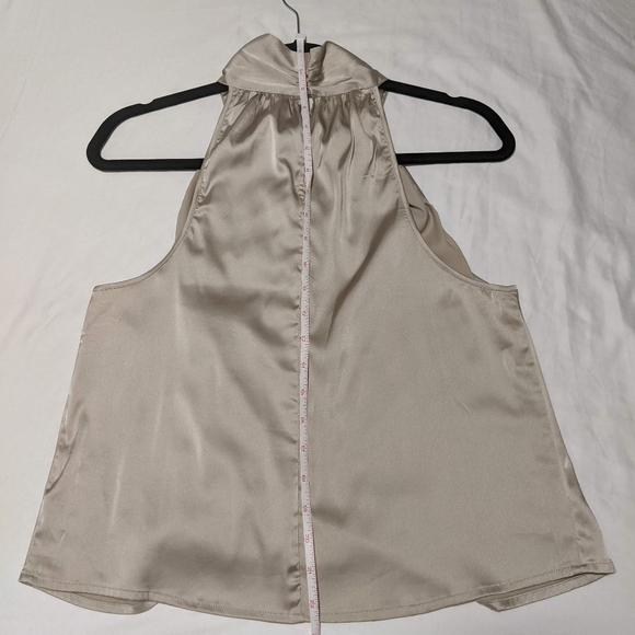 ASTR Satin Sleeveless High-Neck Top - Picture 8 of 9